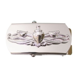 Navy Belt Buckle: Surface Warfare Enlisted, Mirror Finish