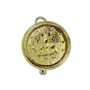 Navy Button Bodkin Hopper Back, 22 1/2 Ligne
