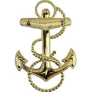 Navy Cap Device: Midshipman 1-13/16