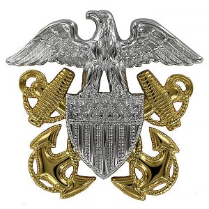 Navy Cap Device: Officer, miniature