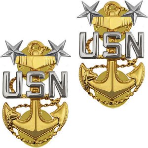 Navy Coat Device: E9 Chief Petty Officer: Master