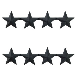 Navy Collar Device: Admiral 4 Star, black metal