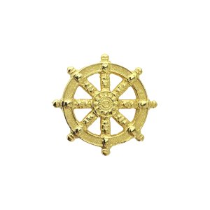 Navy Collar Device: Buddhist Chaplain, gold
