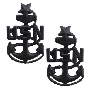 Navy Collar Device: E-8 Corpsman or Seabee, small