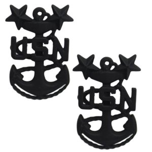 Navy Collar Device: E9 Corpsman or Seabee, small
