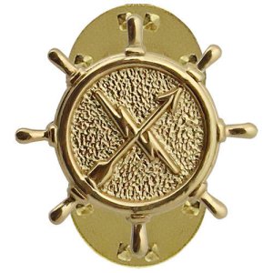 Navy Collar Device: Operations Technician, gold