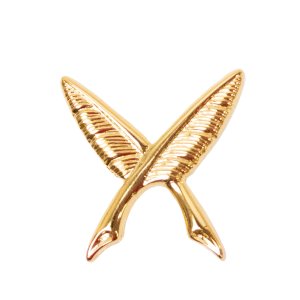 Navy Collar Device: Ships Clerk, gold