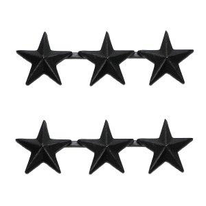 Navy Collar Device: Vice Admiral 3 Star, black metal
