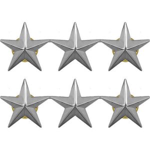 Navy Collar Device: Vice Admiral, three star