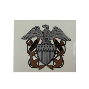 Navy Construction Hat Decal: Officer