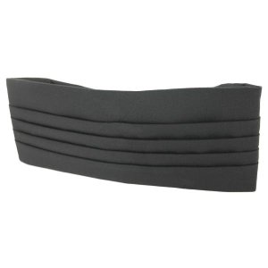 Navy Cummerbund: Black, male