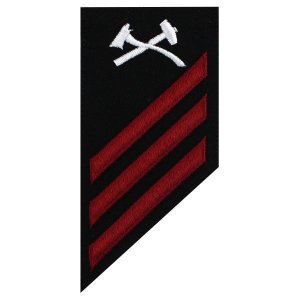 Navy E-3 Combo Rate: Damage Control on blue serge