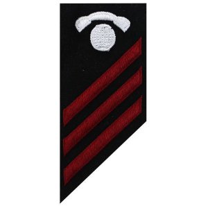 Navy E-3 Combo Rate: Inter-Communications Electrician on blue serge