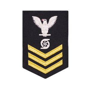 Navy E6 Female Rating Badge: Gas Turbine System Tech, Serge for Jumper