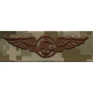 Navy Embroidered Badge: Aircrew, Desert Digital