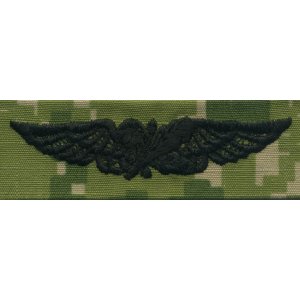 Navy Embroidered Badge: Aviation Supply, Woodland Digital NWUIII