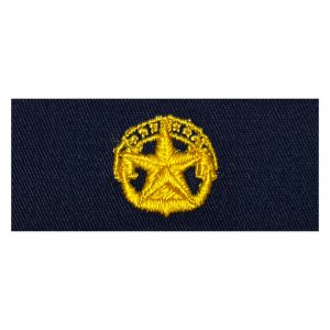 Navy Embroidered Badge: Command at Sea, embroidered on coverall