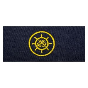 Navy Embroidered Badge: Craftmaster, embroidered on coverall