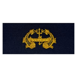 Navy Embroidered Badge: Deep Submergence Officer, coverall