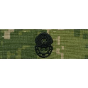 Navy Embroidered Badge: Diver 2nd Class, Woodland Digital