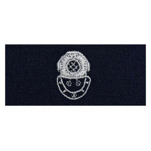 Navy Embroidered Badge: Diver Second Class, embroidered on coverall