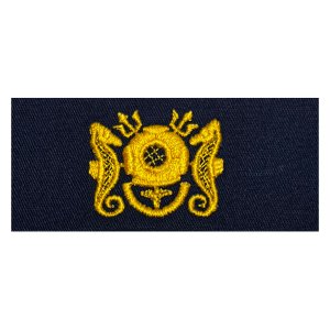 Navy Embroidered Badge: Diving Medical Officer, coverall