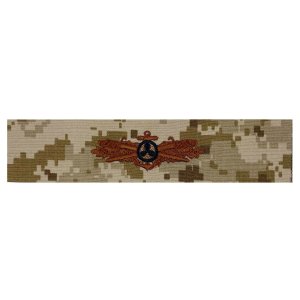 Navy Embroidered Badge: Engineering Duty Officer, Desert Digital