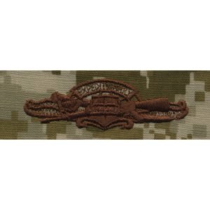 Navy Embroidered Badge: Expeditionary Warfare, Desert Digital