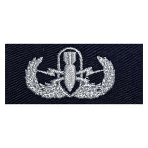 Navy Embroidered Badge: Explosive Ordnance Disposal, coverall