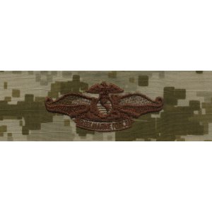 Navy Embroidered Badge: Fleet Marine Force, Desert Digital