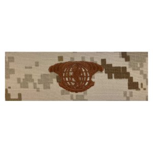 Navy Embroidered Badge: I.USS., Desert Digital