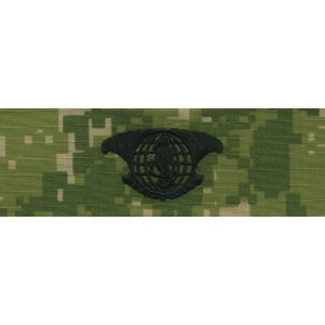 Navy Embroidered Badge: IUSS., Woodland Digital