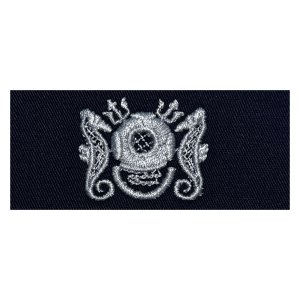 Navy Embroidered Badge: Master Diver Enlisted., coverall