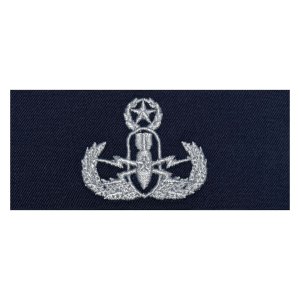 Navy Embroidered Badge: Master Explosive Ordnance Disposal, coverall