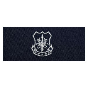 Navy Embroidered Badge: Nuclear Weapons Security, embroidered on coverall