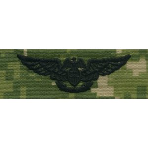 Navy Embroidered Badge: Professional Aviation Maintenance Officer, Woodland Digital