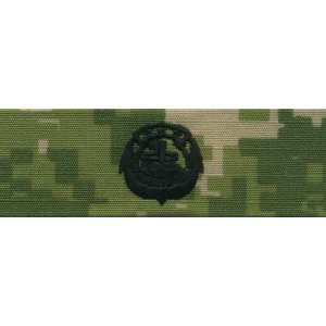 Navy Embroidered Badge: Small Craft, Woodland Digital