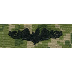 Navy Embroidered Badge: Submarine Supply, Woodland Digital