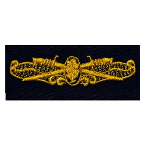 Navy Embroidered Badge: Surface Warfare Dental, coverall