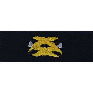 Navy Embroidered Collar Device: Civil Engineering, coverall