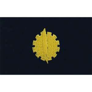 Navy Embroidered Collar Device: Data Processing, coverall