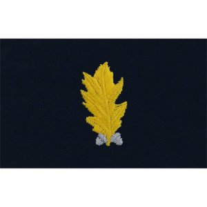 Navy Embroidered Collar Device: Dental Corp, embroidered on coverall