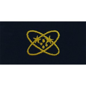 Navy Embroidered Collar Device: Electronics Technician, coverall