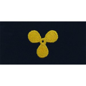 Navy Embroidered Collar Device: Engineering Technician, coverall