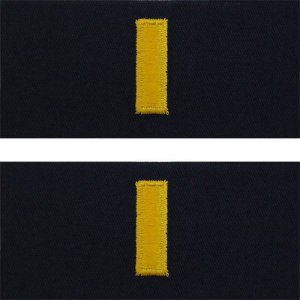Navy Embroidered Collar Device: Ensign, embroidered on coverall
