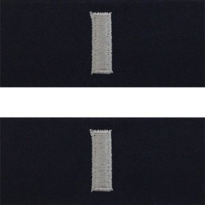 Navy Embroidered Collar Device: Lieutenant Junior Grade, coverall