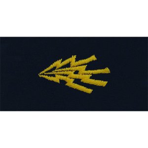 Navy Embroidered Collar Device: Naval Communications, coverall