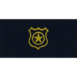 Navy Embroidered Collar Device: Physical Security, coverall