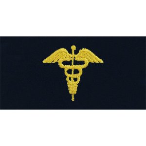 Navy Embroidered Collar Device: Physician Assistant, coverall