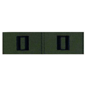 Navy Embroidered Collar Device: Senior Lieutenant, Subdued